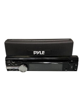 Pyle PLTDAND72 Detachable Faceplate Black Car Stereo GPS USB AUX Mic OEM Case